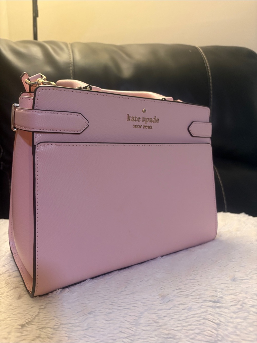 Kate Spade Pink Structured Satchel - Picture 2 of 9